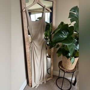 Chic Beige Maxi Dress